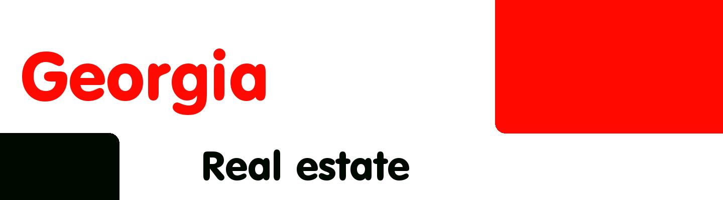 Best real estate in Georgia - Rating & Reviews